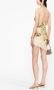 Alessandra Rich Mini-jurk met V-hals Geel - Thumbnail 4