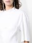 ALESSANDRO VIGILANTE Blouse met trechterhals Wit - Thumbnail 5