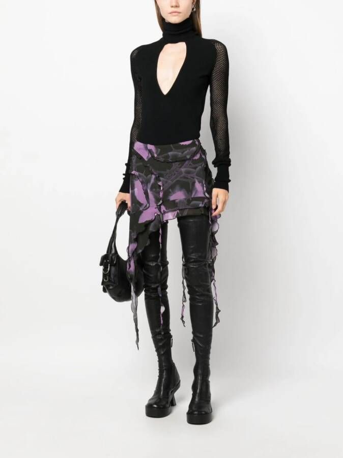 ALESSANDRO VIGILANTE Body met col Zwart