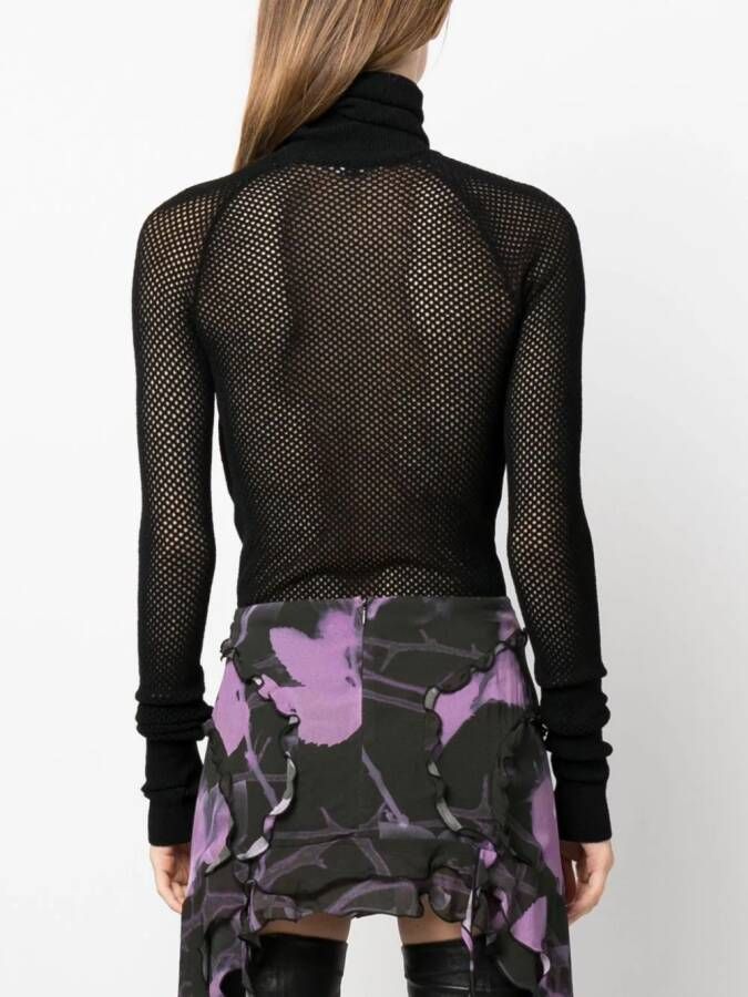 ALESSANDRO VIGILANTE Body met col Zwart