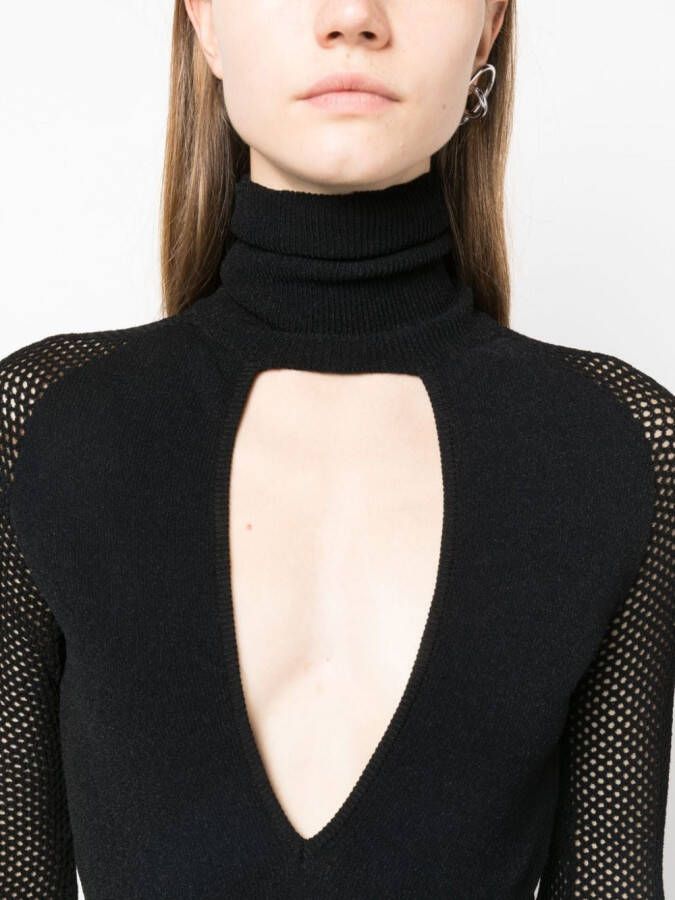 ALESSANDRO VIGILANTE Body met col Zwart