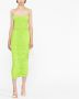 Alex Perry Midi-jurk met ruches Groen - Thumbnail 2