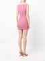 Alex Perry Mini-jurk met vierkante hals Roze - Thumbnail 4