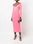 Alex Perry Off-shoulder jurk Roze - Thumbnail 2