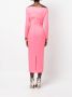 Alex Perry Off-shoulder jurk Roze - Thumbnail 4