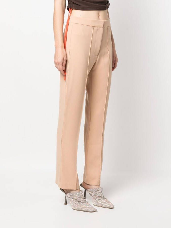 Alex Perry Straight plooibroek Beige