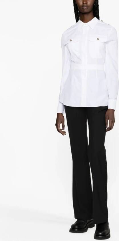 Alexander McQueen Katoenen blouse Wit