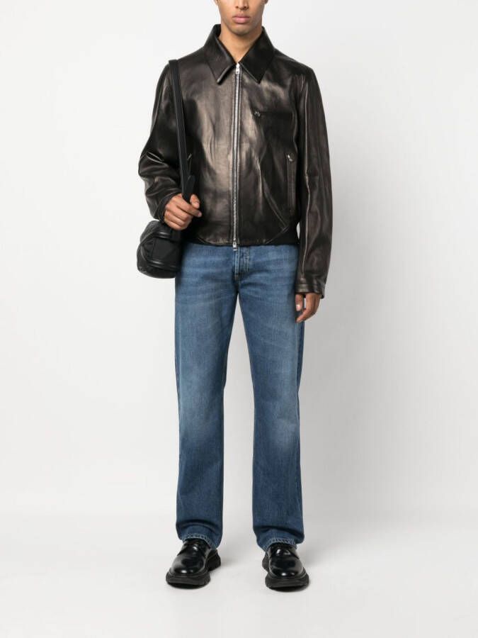 Alexander McQueen Straight jeans Blauw