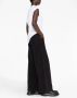 Alexander McQueen Asymmetrisch T-shirt Wit - Thumbnail 4