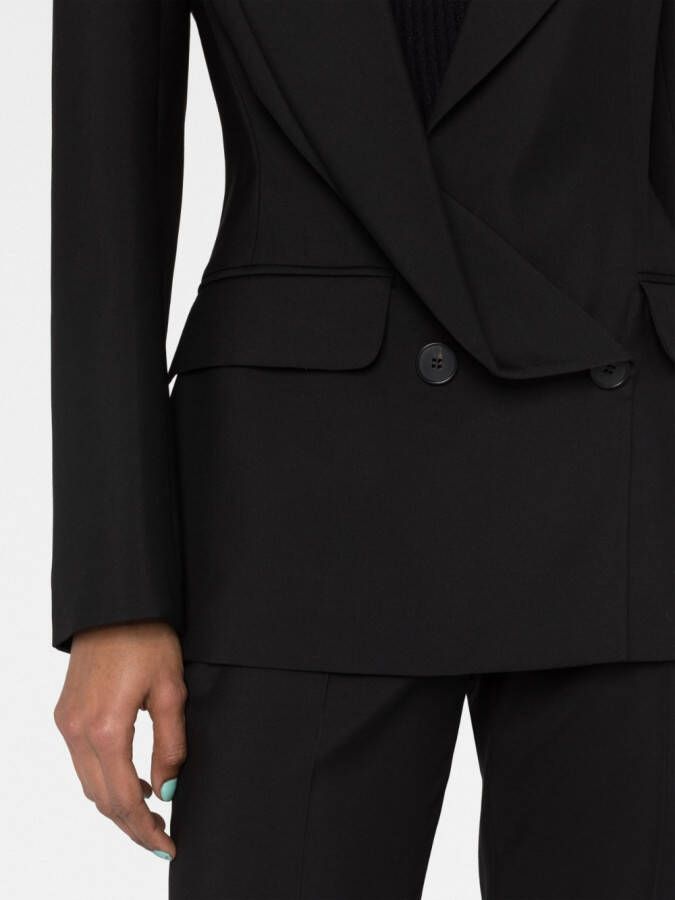 Alexander McQueen Asymmetrische blazer Zwart