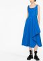 Alexander McQueen Asymmetrische midi-jurk Blauw - Thumbnail 2