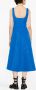 Alexander McQueen Asymmetrische midi-jurk Blauw - Thumbnail 4