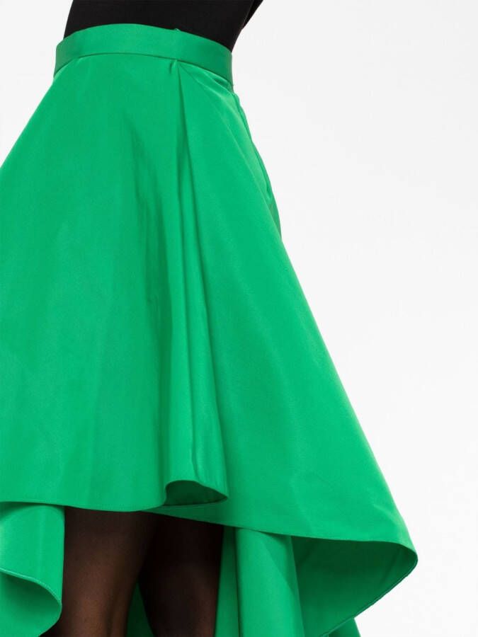 Alexander McQueen Asymmetrische rok Groen
