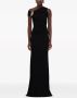 Alexander McQueen Asymmetrische jurk Zwart - Thumbnail 1