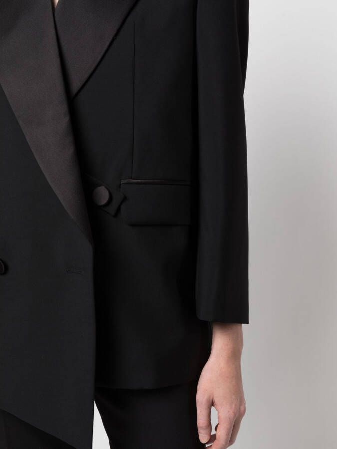 Alexander McQueen Asymmetrische blazer Zwart