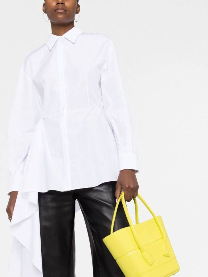 Alexander McQueen Asymmetrische blouse Wit