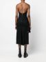 Alexander McQueen Asymmetrische jurk Zwart - Thumbnail 4