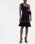 Alexander McQueen Asymmetrische jurk Zwart - Thumbnail 2