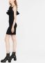 Alexander McQueen Asymmetrische mini-jurk Zwart - Thumbnail 3
