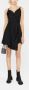Alexander McQueen Asymmetrische mini-jurk Zwart - Thumbnail 2