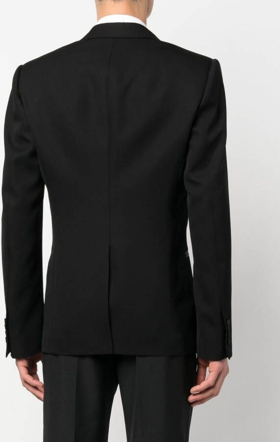Alexander McQueen Blazer met dubbele rij knopen Zwart