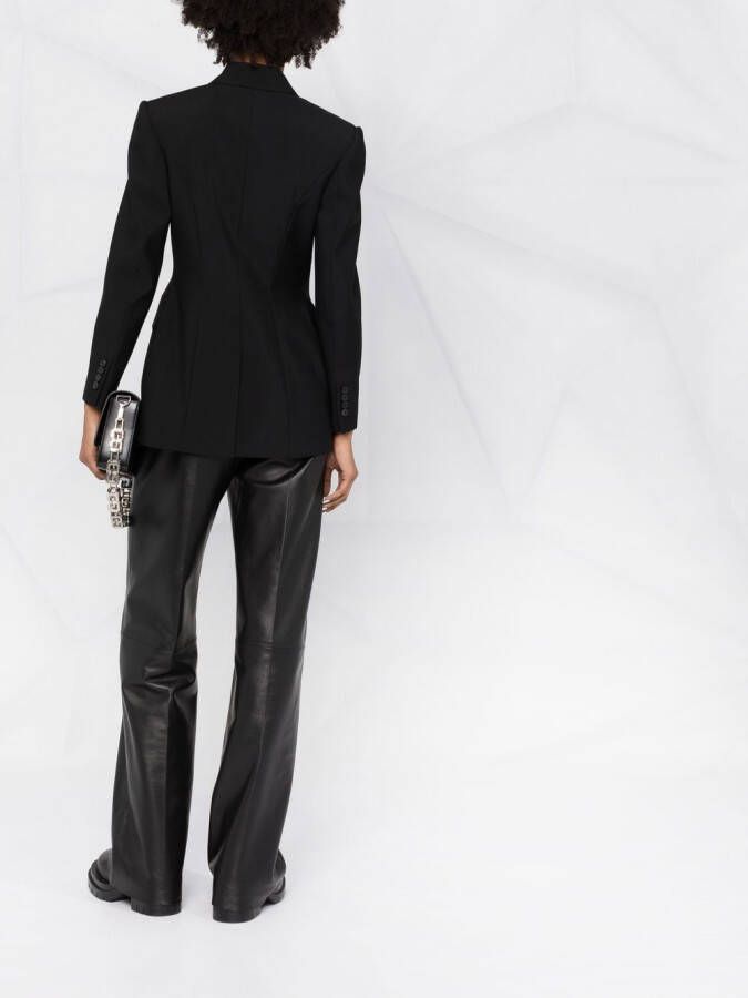 Alexander McQueen Blazer met dubbele rij knopen Zwart