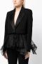 Alexander McQueen Blazer met enkele rij knopen Zwart - Thumbnail 3