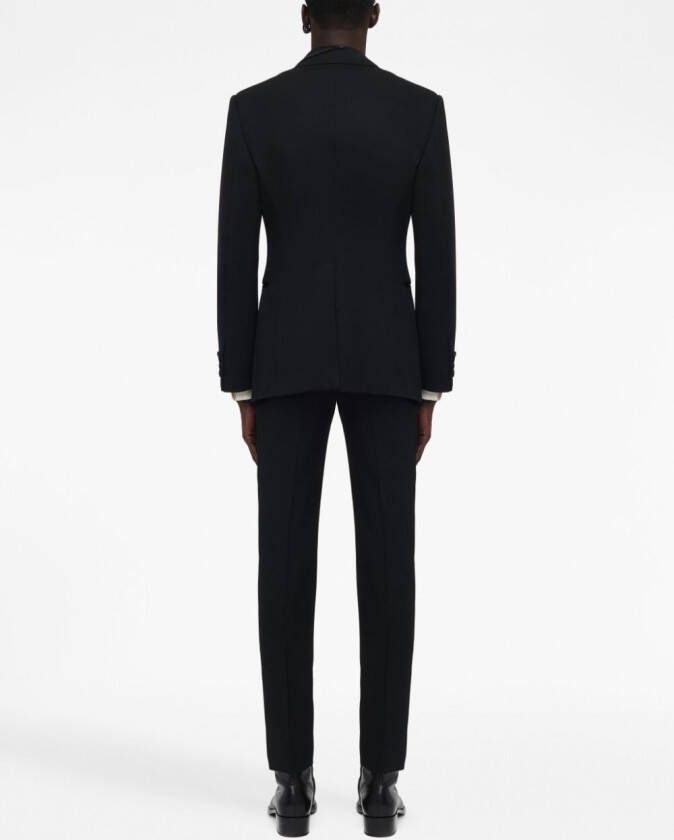 Alexander McQueen Blazer met print Zwart