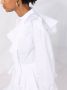 Alexander McQueen Blousejurk met ruches Wit - Thumbnail 3