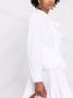 Alexander McQueen Blousejurk met ruches Wit - Thumbnail 5