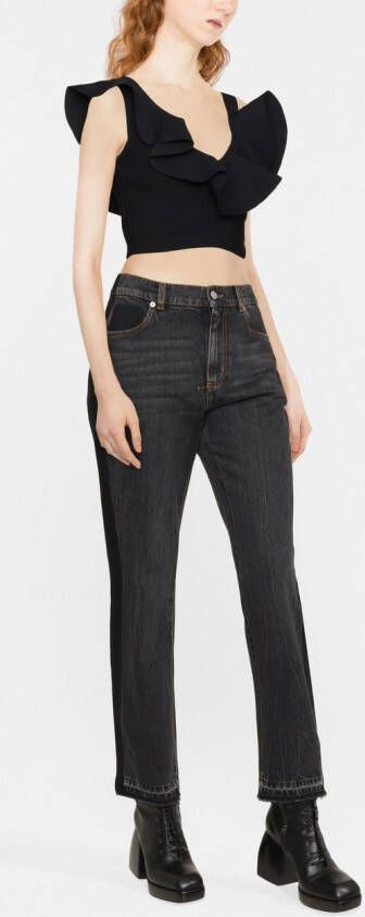 Alexander McQueen Bootcut jeans Zwart