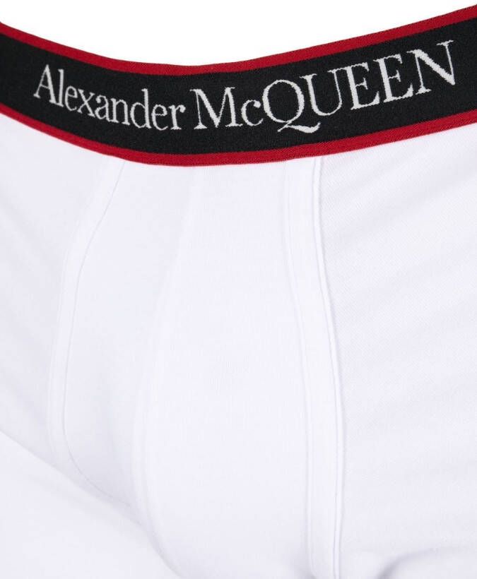 Alexander McQueen Boxershorts met logoband Wit