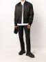 Alexander McQueen Boxy bomberjack Zwart - Thumbnail 2