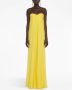 Alexander McQueen Chiffon maxi-jurk Geel - Thumbnail 2