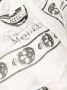 Alexander McQueen Chiffon Skull-sjaal Beige - Thumbnail 3