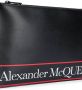 Alexander McQueen Clutch met logostreep Zwart - Thumbnail 4