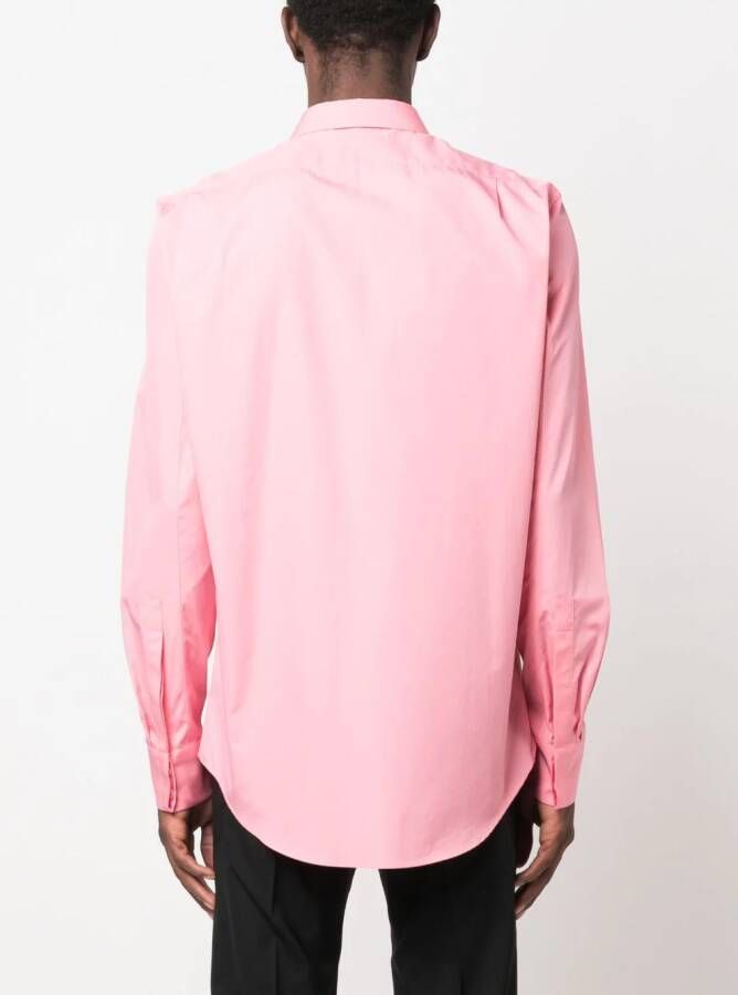 Alexander McQueen Overhemd met verborgen sluiting Roze