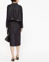 Alexander McQueen Denim midi-rok Blauw - Thumbnail 4