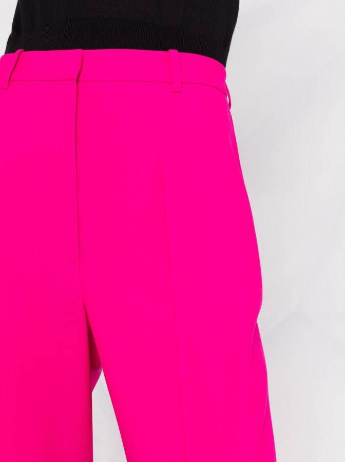 Alexander McQueen Cropped pantalon Roze
