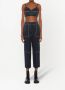 Alexander McQueen Cropped top Blauw - Thumbnail 2
