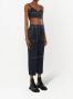 Alexander McQueen Cropped top Blauw - Thumbnail 3