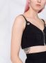 Alexander McQueen Cropped top Zwart - Thumbnail 3