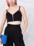 Alexander McQueen Cropped top Zwart - Thumbnail 5