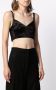 Alexander McQueen Cropped top Zwart - Thumbnail 3