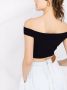 Alexander McQueen Cropped top Zwart - Thumbnail 3