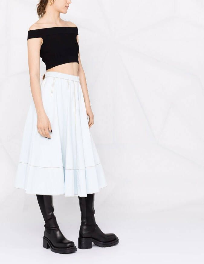 Alexander McQueen Cropped top Zwart