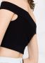 Alexander McQueen Cropped top Zwart - Thumbnail 5
