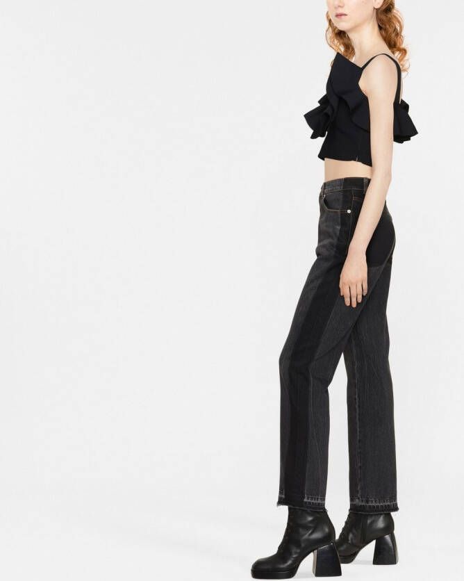 Alexander McQueen Cropped top Zwart