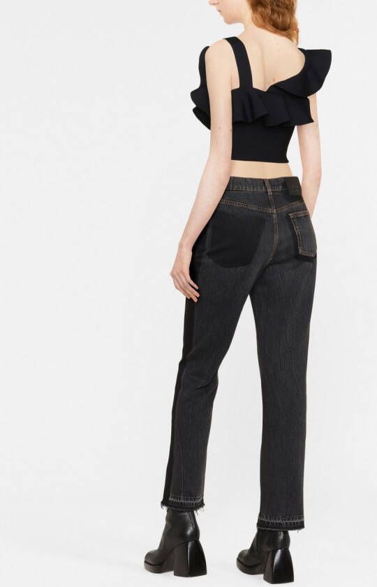 Alexander McQueen Cropped top Zwart