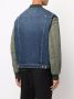 Alexander McQueen Denim bomberjack Blauw - Thumbnail 4